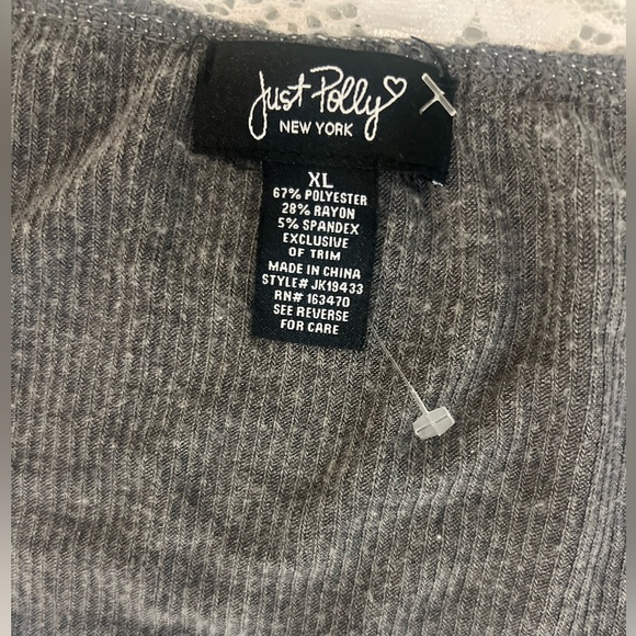 Just Polly New York Gray  size xl​ - Picture 3 of 3